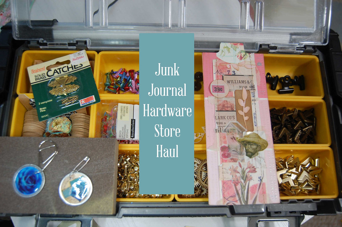 A Simple Way to Organize Your Rescued Junk Journal Supplies