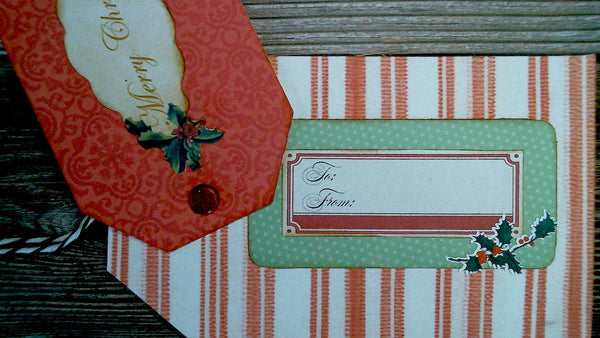 Digital Papers - Christmas Tag Maker Pack