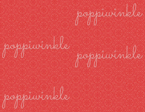 A digital download page in shades of red in a vintage pattern.
