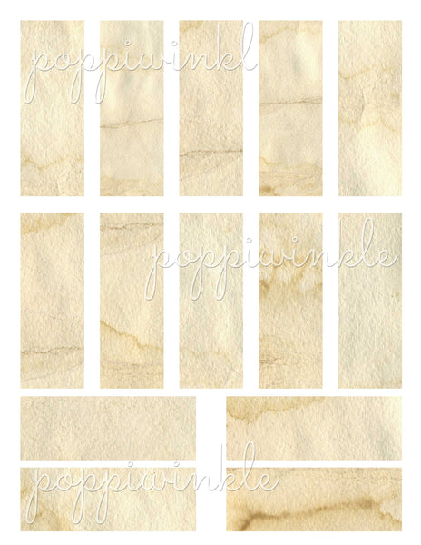 Digital Papers - Vintage Botany Slides