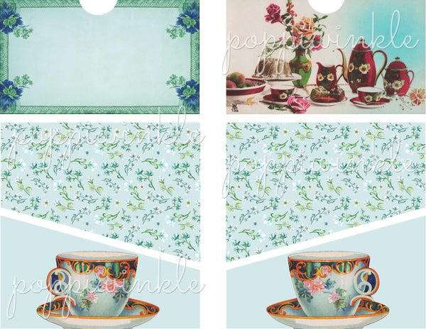 Digital Papers - Tea Party