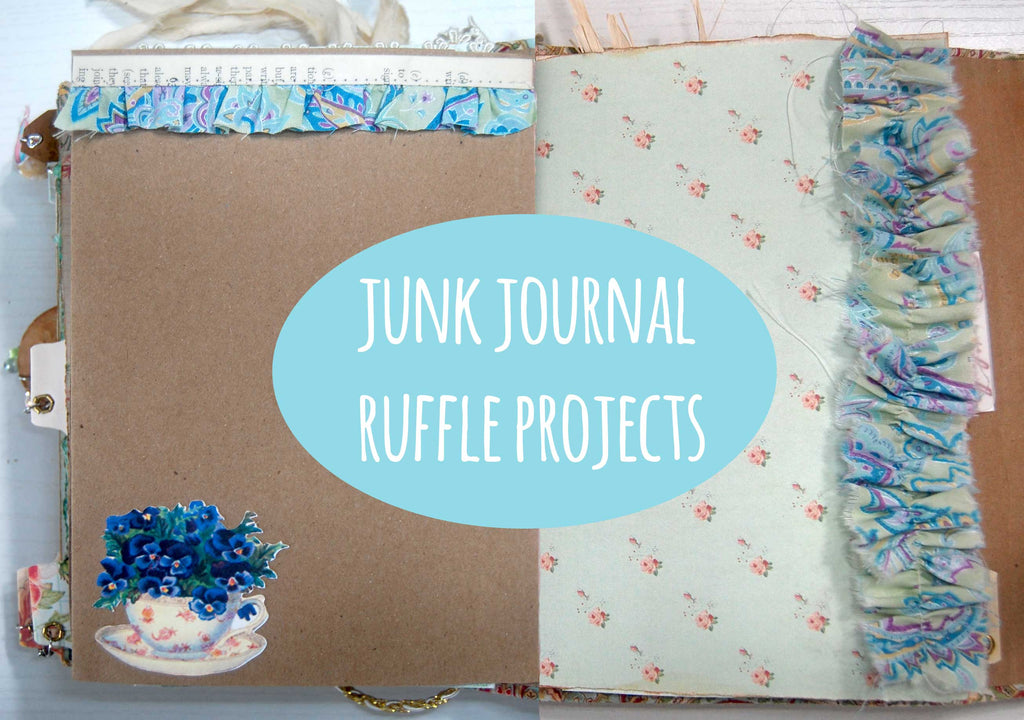 Easy Ruffle Projects for Junk Journals (No Sewing Machine Needed)