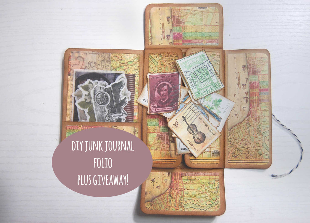 Let's Make a Junk Journal Folio (Free Printable)