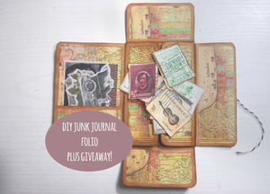 Let's Make a Junk Journal Folio (Free Printable)