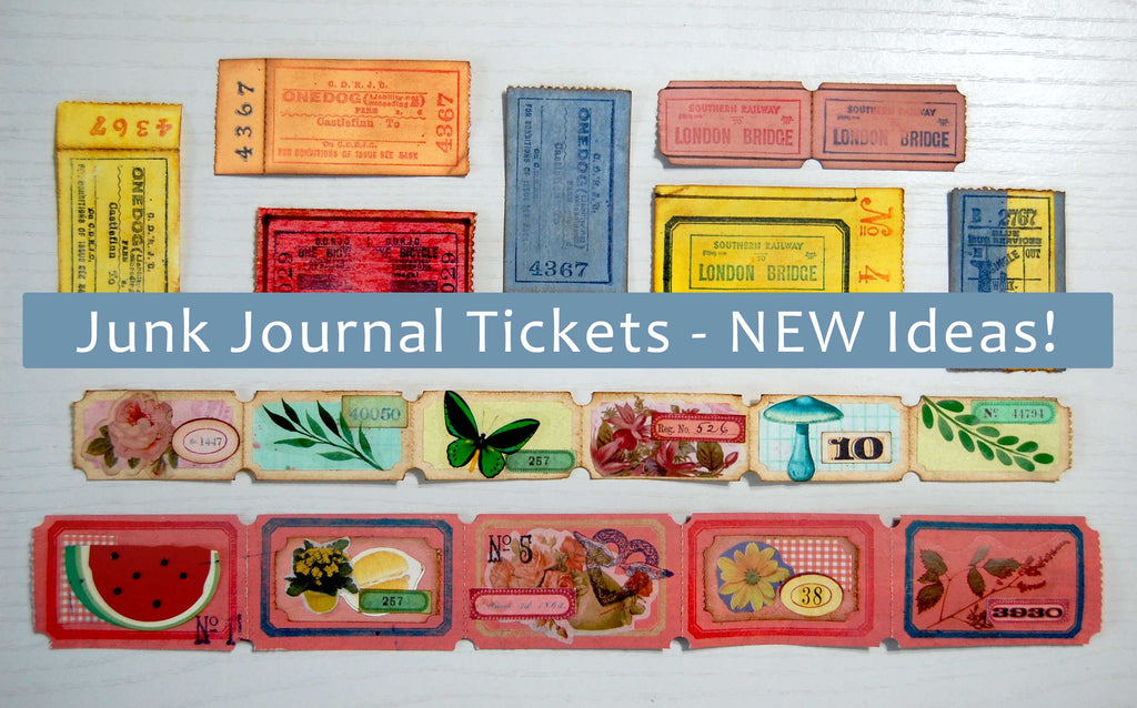 How To Make Authentic Looking Tickets For Your Journal.