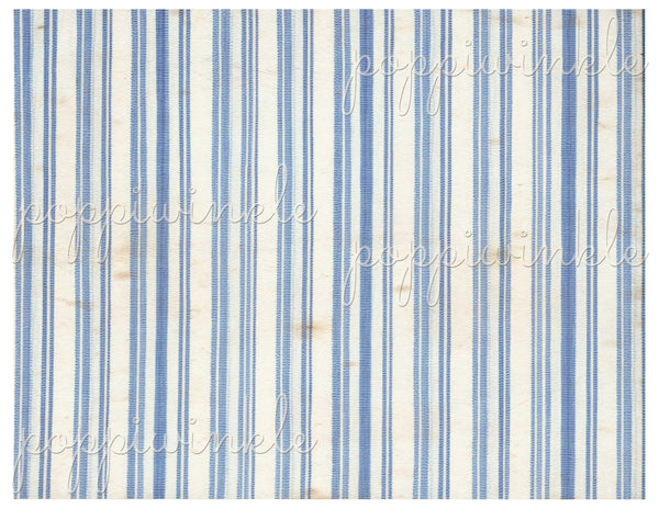 Blue ticking stripe digital paper