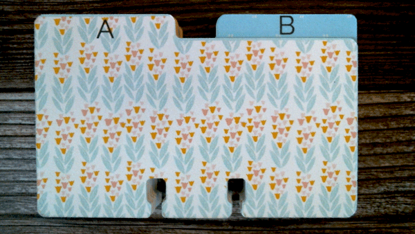 Rolodex Dividers - Multi Pattern