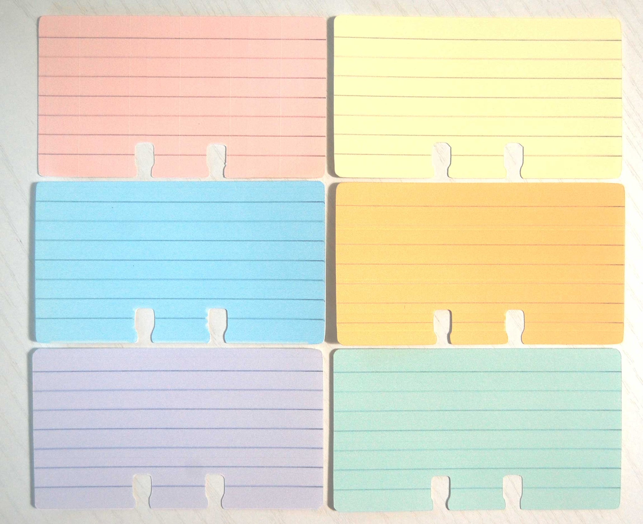 3" x 5" Rolodex Lined Cards