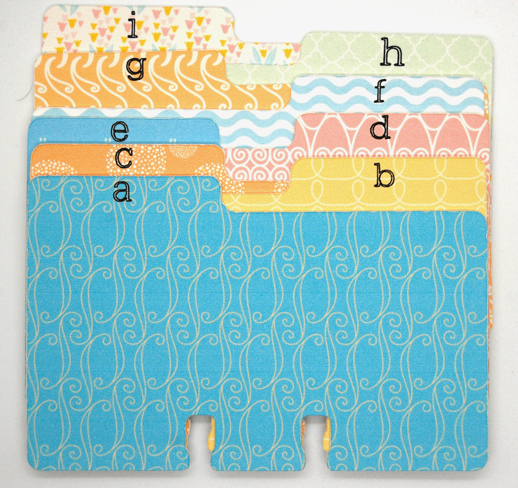 Rolodex Dividers - Multi Pattern – poppiwinkle