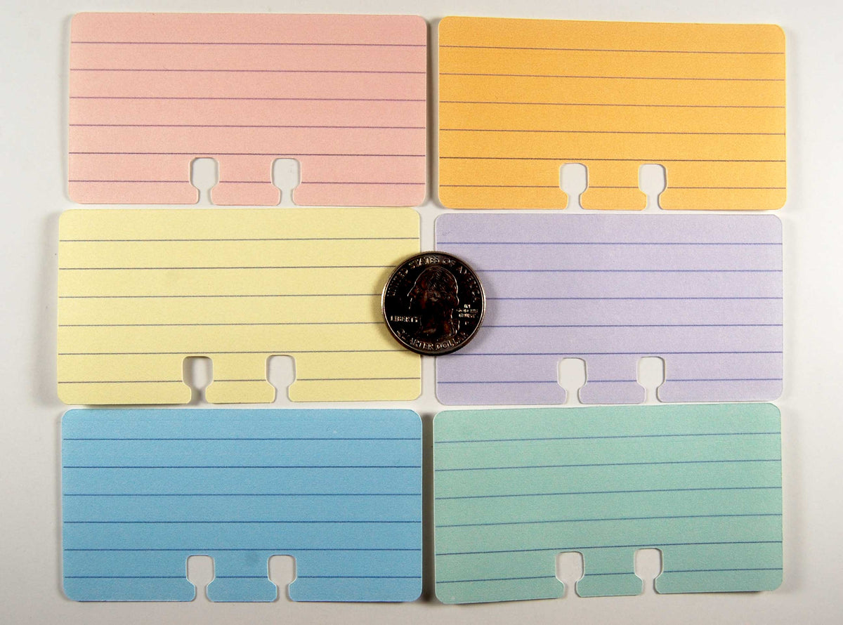 Mini Rolodex Lined Cards – poppiwinkle