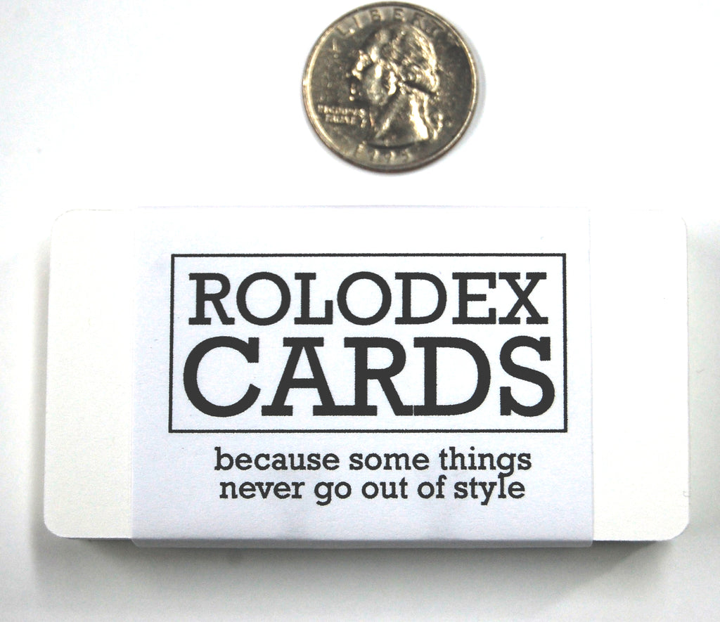 Mini Rolodex Plain Cards – poppiwinkle